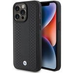 BMW BMHCP15X22RFGK iPhone 15 Pro Max 6.7" czarny/black Leather Diamond Pattern