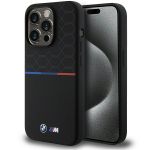 BMW BMHMP15L22SMPK iPhone 15 Pro6.1" czarny/black hardcase M Silicone Pattern MagSafe