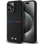 BMW BMHMP15X22SMPK iPhone 15 Pro Max6.7" czarny/black hardcase M Silicone Pattern MagSafe