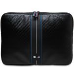 BMW Sleeve BMCS16COMSCAKL 16"czarny/black Carbon Blue Stripes