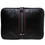 BMW Sleeve BMCS16COMSCAKR 16"czarny/black Carbon Red Stripes