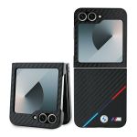 BMW BMHCZF623PUDTK Z Flip6 F741 / Z Flip7 FE czarny/black hardcase Carbon Tricolor