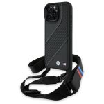 BMW BMHCP16X23PSCCK iPhone 16 Pro Max 6.9" czarny/black hardcase M Edition Carbon Stripe & Strap