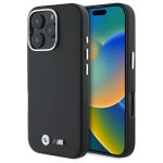 BMW BMHCP16X23PMWK iPhone 16 Pro Max 6.9" czarny/black hardcase M Smooth Full Wrapped Metal