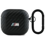 BMW BMA4CMPUCA AirPods 4 / 5 cover czarny/black PU Carbon M Collection