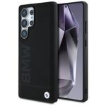 Etui BMW Leather Big Wordmark do Samsung Galaxy S25 Ultra czarny