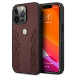 Etui BMW BMHCP13XRSPPR iPhone 13 Pro Max6,7" czerwony/red hardcase Leather Curve Perforate