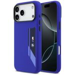 Etui BMW M Silicon Vertical Logo MagSafe do iPhone 17 Pro Max / 18 Pro Max granatowy