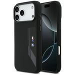 Etui BMW M Silicon Vertical Logo MagSafe do iPhone 17 Pro Max / 18 Pro Max czarny