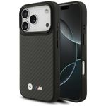 Etui BMW M Kevlar Matt MagSafe do iPhone 17 Pro / 18 Pro czarny
