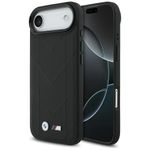 Etui BMW M Quilted Logo MagSafe do iPhone Air czarny