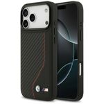 Etui BMW M Carbon Line & Logo MagSafe do iPhone 17 Pro Max / 18 Pro Max czerwony