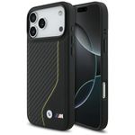 Etui BMW M Carbon Line & Logo MagSafe do iPhone 17 Pro Max / 18 Pro Max żółty