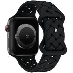 Beline pasek Apple Watch Silicone Woven42/44/45/49mm czarny /black box