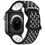 Beline pasek Apple Watch New SportSilicone 38/40/41mm czarno-biały black/white box