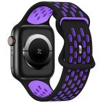 Beline pasek Apple Watch New SportSilicone 42/44/45/49mm czarno-fioletowy black/purple box