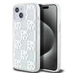 DKNY DKHCP15SLCPEPT iPhone 15 / 14 / 136.1" biały/white hardcase Liquid Glitter Multilogo