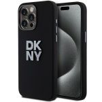 DKNY DKHCP15XSMCBSK iPhone 15 Pro Max6.7" czarny/black hardcase Liquid Silicone Metal Logo