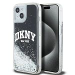 DKNY DKHCP15MLBNAEK iPhone 15 Plus / 14Plus 6.7" czarny/black hardcase Liquid Glitter Big Logo