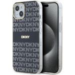 DKNY DKHMP15MHRHSEK iPhone 15 Plus /14 Plus 6.7" czarny/black hardcase IML Mono & Stripe MagSafe