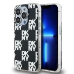 DKNY DKHCP15XHDLCEK iPhone 15 Pro Max6.7" czarny/black hardcase IML Checkered Mono Pattern