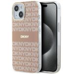 DKNY DKHMP14SHRHSEP iPhone 14 / 15 / 136.1" różowy/pink hardcase IML Mono & Stripe MagSafe