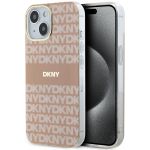 DKNY DKHMP15SHRHSEP iPhone 15 / 14 / 136.1" różowy/pink hardcase IML Mono & Stripe MagSafe