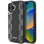 DKNY DKHMP16MPCPVSLK iPhone 16 Plus6.7" czarny/black hardcase Checkered Pattern Magsafe