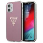 Guess GUHCP12SPCUMPTPI iPhone12 mini 5,4" różowy/pink hardcase Metallic Collection