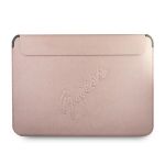Guess Sleeve GUCS13PUSASPI 13" różowy/pink Saffiano Script