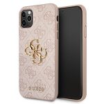 Guess GUHCN654GMGPI iPhone 11 Pro Maxróżowy/pink hardcase 4G Big Metal Logo