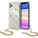 Guess GUHCN65KSPEGO iPhone 11 Pro Max6,5" złoty/gold hardcase Peony Chain Collection