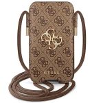 Guess Torebka GUPHL4GMGBR 6,7"brązowy/brown hardcase 4G Big Metal Logo
