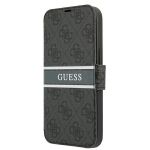 Guess GUBKP13M4GDGR iPhone 13 / 14 / 15szary/grey book 4G Stripe