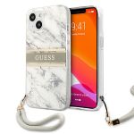 Guess GUHCP13MKMABGR iPhone 13 / 14 / 156.1" szary/grey hardcase Marble Strap Collection
