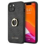 Guess GUHCP13M4GMRGR iPhone 13 / 14 / 156.1" szary/grey hardcase 4G with ring stand
