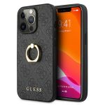 Guess GUHCP13X4GMRGR iPhone 13 Pro Max6,7" szary/grey hardcase 4G with ring stand
