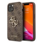 Guess GUHCP13M4GMGBR iPhone 13 / 14 / 15brązowy/brown hardcase 4G Big Metal Logo