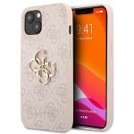 Guess GUHCP13M4GMGPI iPhone 13 / 14 / 156.1" różowy/pink hardcase 4G Big Metal Logo