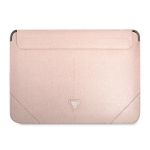Guess Sleeve GUCS14PSATLP 14" różowy/pink Saffiano Triangle Logo