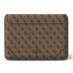 Guess Sleeve GUCS16P4TW 16" brązowy/brown 4G Uptown Triangle logo