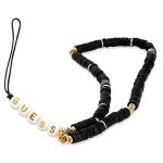 Guess zawieszka GUSTPEARK Phone Strapczarny/black Heishi Beads