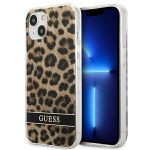 Guess GUHCP13SHSLEOW iPhone 13 mini 5,4"brązowy/brown hardcase Leopard