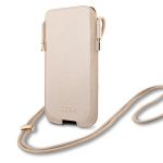 Guess Torebka GUHCP12LSAPSLG 6,7"złoty/gold Saffiano