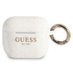Guess GUA3SGGEH AirPods 3 coverbiały/white Silicone Glitter