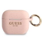 Guess GUA3SGGEP AirPods 3 coverróżowy/pink Silicone Glitter