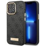 Guess GUHMP14LU4GPRK iPhone 14 Pro6,1" czarny/black hard case 4G Logo Plate MagSafe