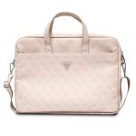 Guess Torba GUCB15P4TP 16" różowy/pink Saffiano 4G Triangle Logo