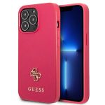 Guess GUHCP13XPS4MF iPhone 13 Pro Max6,7" różowy/pink hardcase Saffiano 4G Small Metal Logo