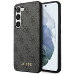 Guess GUHCS23MG4GFGR S23+ S916szary/grey hardcase 4G Metal Gold Logo